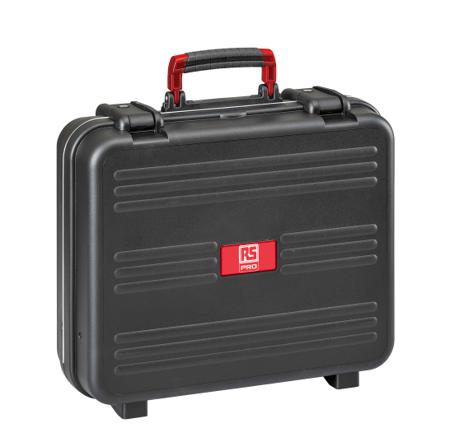 253-7436 RS PRO 2 drawers  Polypropylene Tool Case, 430 x 320 x 190mm