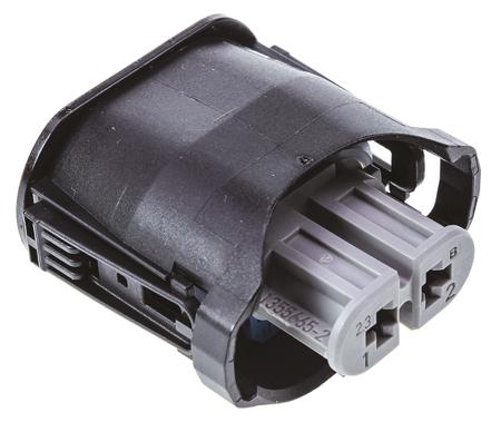 2-1355668-2 TE Connectivity Junior Power Timer Series, 1 Row 2 Way Socket Housing