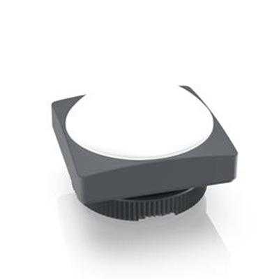 1.74.508.061/2200 Indicator Lens Square Style, White, 22.3mm Long