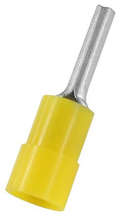 178-8421 RS PRO Insulated Crimp Pin Connector, 4mm² to 6mm², 12AWG to 10AWG, 2.8mm Pin Diameter, 14mm Pin Length, Yellow