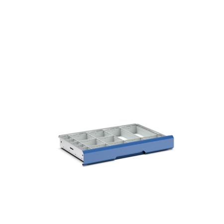 43020790 Bott Polypropylene, Recycled Plastic Storage Rack, 550mm x 800mm x 100mm, Light Grey