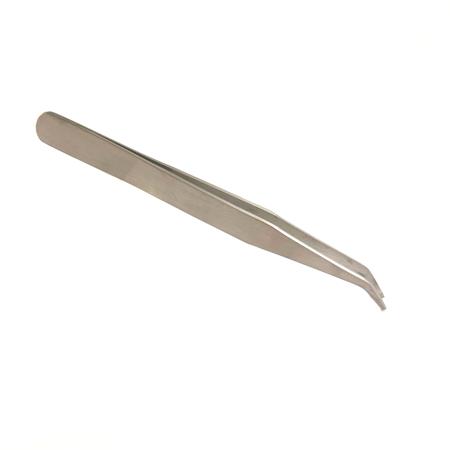 429-746 RS PRO 120mm, Low Carbon Austenitic Steel, Angle, Flat, Tweezer