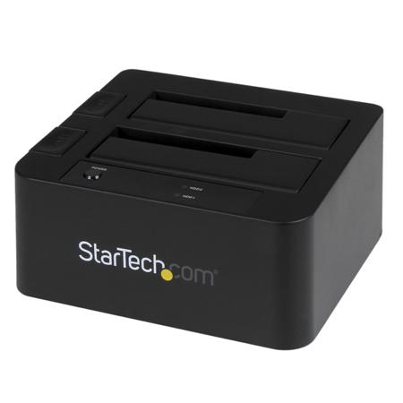SDOCK2U33EB StarTech.com eSATA, USB 3.0 Hard Drive Docking Station for 2 Drives SATA Hard Drive 2.5 x 3.5in