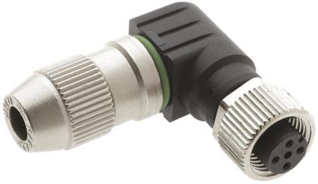21011405091 HARTING, HARAX 4 Pole Right Angle Din Socket, Female, Cable Mount