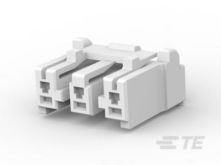 1747047-1 TE Connectivity, GRACE INERTIA 6.5 Plug 3 Way Housing for use with Wire To Board