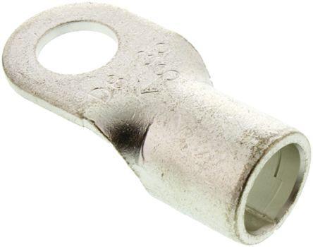 DRNB8-35 RS Pro Uninsulated Crimp Ring Terminal, 8.4mm Stud Size, 35mm² to 35mm², 2AWG to 2AWG