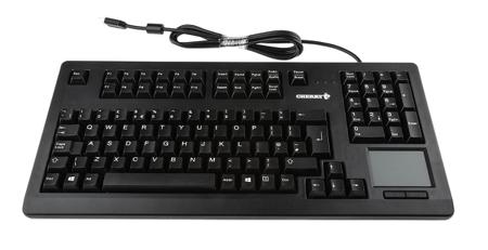 G80-11900LUMGB-2 Cherry Wired Black USB Compact Keyboard, QWERTY (UK)