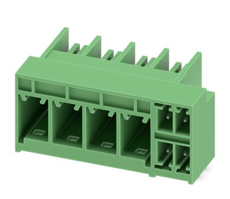 1717105 Phoenix Contact, 7.62mm Pitch, PCH 6, 8 Way, , Pluggable Terminal Block, Hybrid Header,
