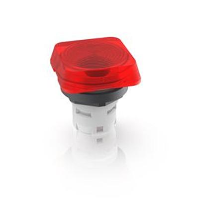 1.65.124.001/1306 RAFI Red Push Button LED for Use with Push Buttons