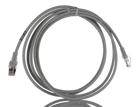 PCD-07002-0E Molex Premise NetworksPowerCat 6A, 3m Cat6a, Grey RJ45 to Male RJ45 Male, STP Shielded, Terminated LSZH Sheath