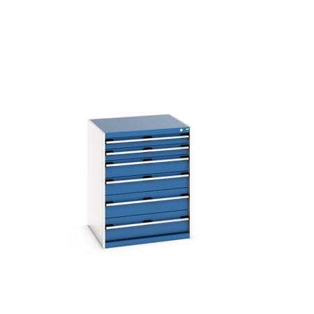 40028019-11V Bott 6 Cabinet, Steel, 1000mm x 750mm x 800mm, Blue