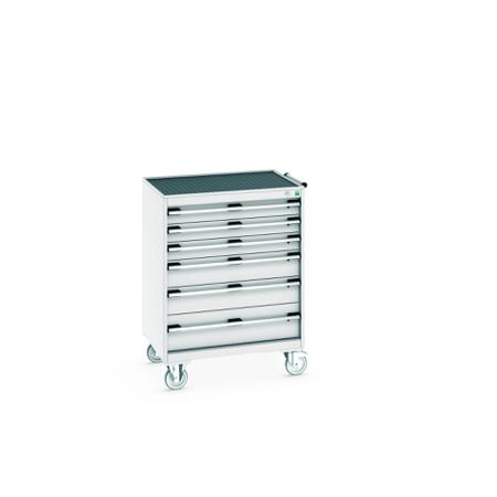 40402063-16V Bott, 6 Drawer Sheet Steel Floor Standing Storage Cabinet, 800 X 650 X 1085mm