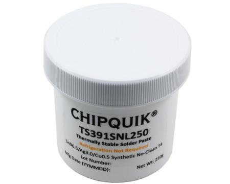 TS391SNL250 CHIPQUIK Thermally Stable Solder Paste Lead Free Solder Paste, 250g Jar