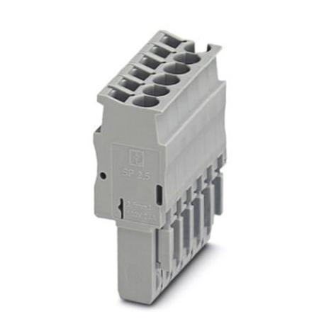 3040300 Phoenix Contact, SP 2.5/6, 6 Way, Pluggable Terminal Block, Plug, Spring Clamp Termination,