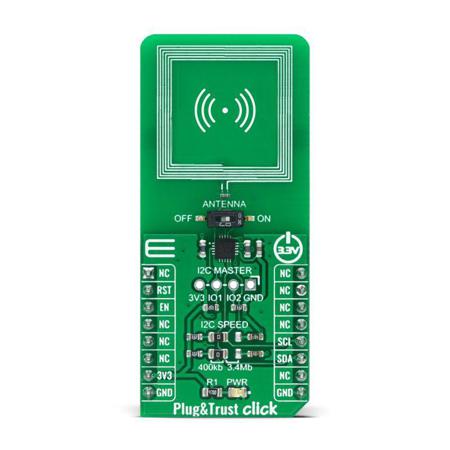 MIKROE-4656 MikroElektronika Plug&Trust Click Development Board