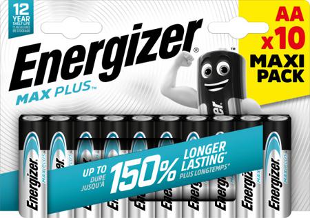 7638900437379 Energizer Energizer MAX PLUS Alkaline, Zinc Manganese Dioxide AA Batteries 1.5V