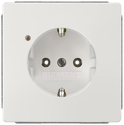 5UB1844-1 Siemens 5UB18 Off White Electrical Socket, 16A, Schuko