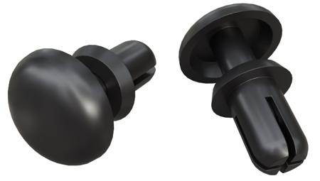 304-077 RS PRO Nylon Snap Rivet, 4mm