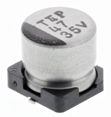 UWT1V470MCL1GS Nichicon 47μF Aluminium Electrolytic Capacitor 35V dc, Surface Mount -