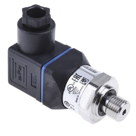 12719332 WIKA Hydraulic Pressure Sensor , 4-Pin L-Plug, 4 → 20mA, 0bar to 250bar