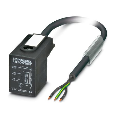 1438846 Phoenix Contact 3 way Free Cable End to 3 way Valve Connector BI (11 mm) Sensor Actuator Cable, 5 m