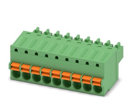 1939976 Phoenix Contact, 3.5mm Pitch, FK-MCP 1.5/ 9-ST-3.5, 9 Way, , Pluggable Terminal Block, Plug, Cable Mount, Spring Cage