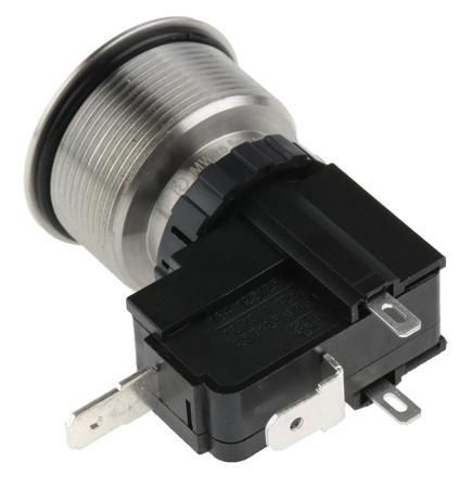 175-8127 16A SPST-NC + Lock + Ring Moveable + Whi
