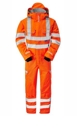 PR505-3XL PULSAR Orange Reusable Hi Vis Overalls, 3XL