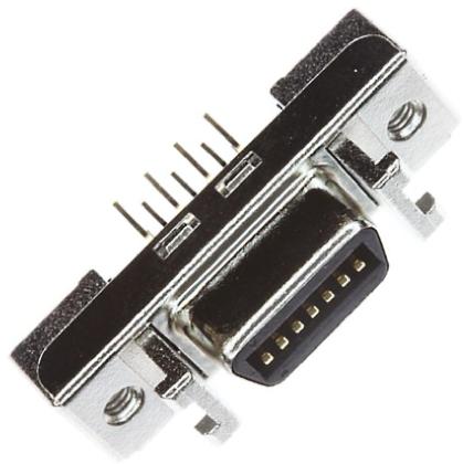 10214-6212PC 3M MDR 102 14 Way Through Hole D-sub Connector Socket, 1.27mm Pitch