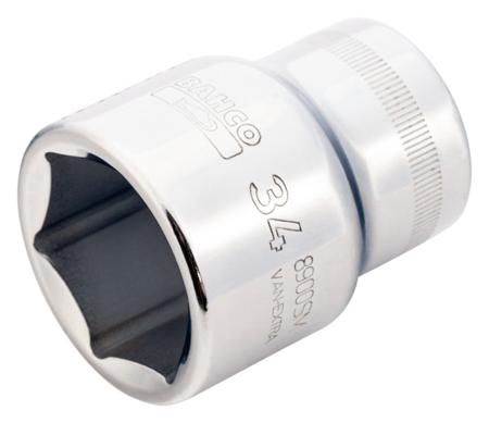 8900SM-50 Bahco 3/4 in Drive 50mm Standard Socket, 50mm, 68 mm Overall Length