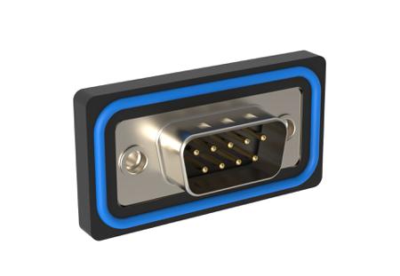 L17ED09P30 Amphenol Communications Solutions ED 9 Way Right Angle PCB Mount, Through Hole D-sub Connector Plug, 2.77mm Pitch