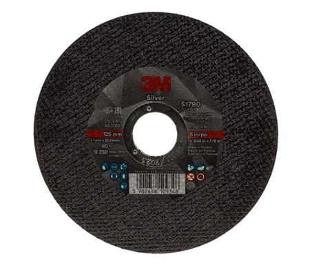 51790 3M T41 Silver Cutting Disc, 12250rpm, 125mm