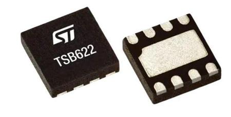 TSB622IQ3T STMicroelectronics, Operational Amplifier, 1.7 MHz, 8-Pin 36 V DFN-8