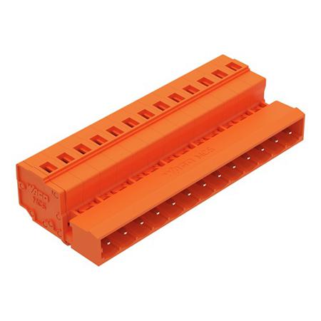 231-643/018-000 WAGO 231 Series Pluggable Connector, 13-Pole, Male, 13-Way, Snap-In, 12A