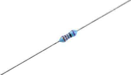 YR1B121RCC TE Connectivity R Series Axial Fixed Resistor 121Ω ±0.1% 0.25W ±15ppm/°C