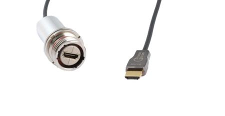 OAHDMIFTV7AZN0100 Amphenol SocapexOAHDMIFTV7A HDMI 2.0, 10m Female HDMI to Male HDMI