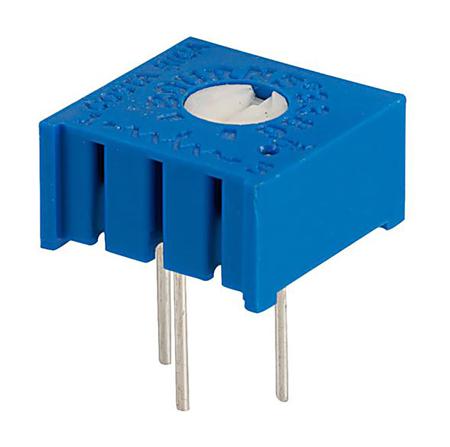 3386F-1-501LF 500Ω, Through Hole Trimmer Potentiometer 0.5W Top Adjust Bourns, 3386
