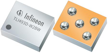 TLI493DW2BWA0XTSA1 Infineon 3-Axis Surface Hall Effect Sensor 2.8 V 3.5 V, I2C, SSOP-14, 5-Pin
