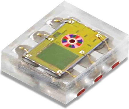 TCS34003FNM  ams OSRAM, Colour Sensor, Colour Light 850 nm I2C 6-Pin FN