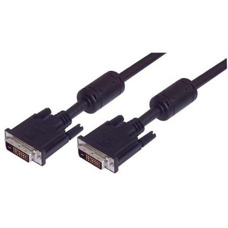 CTLDVIDMMLZ-10 L-Com, Male DVI to Male DVI  Cable, 10ftBlack sheathAluminium Foil, Braid shielding
