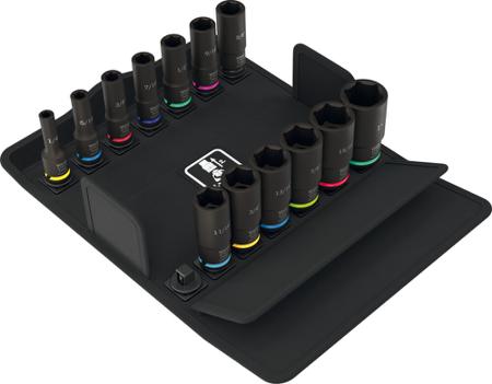 05005581001 Wera 13-Piece 3/8 in Hexagon Socket Set