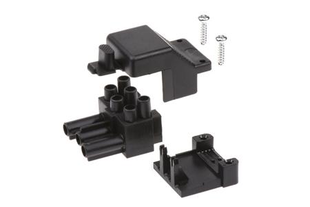 93-832-7353-0 Wieland ST18 Series, Male 3 Pole Connector, Cable Mount,with Strain Relief, Rated At 16A, 250 V
