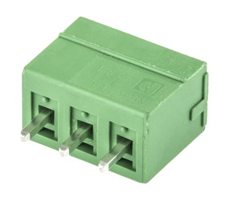 1803439 Phoenix Contact, 3.81mm Pitch, MCV 1.5/ 3-G-3.81, 3 Way, , Pluggable Terminal Block, Header, Wave Soldering, Solder