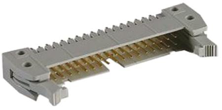 09185406902 HARTING SEK 18 Series Straight Through Hole PCB Header, 40 Contact(s), 2.54 mm Pitch, 2 Row, Shrouded