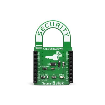 MIKROE-3915 MikroElektronika Secure 7 Click Add On Board