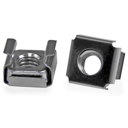 CABCAGENUTS6 StarTech.com CABCA Series Cage Nut for Use with Rack Mounting Hardware, M6mm Thread, 50 Piece(s)