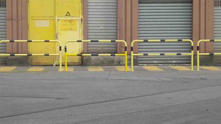 204-1770 RS PRO Yellow/Black Steel Protection Barrier