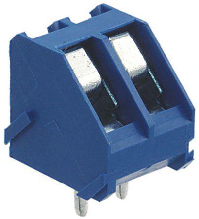 1776252-2 TE Connectivity Buchanan Series 5mm Pitch Right Angle, PCB Terminal Block, PCB Mount, 2 Way
