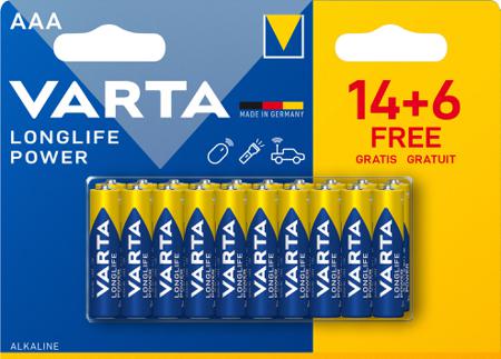 4903121492 Varta High Energy Alkaline AAA Batteries 1.5V