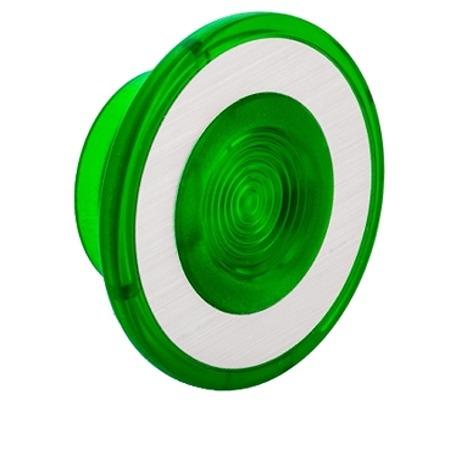 9001G22 Schneider Electric Harmony 9001 Series Green Illuminated Momentary Mushroom Head, 30mm Cutout